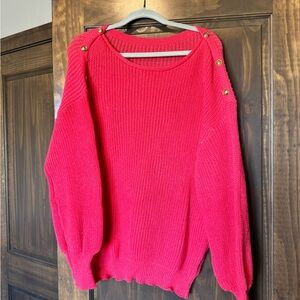 Pink Sweater with Studs